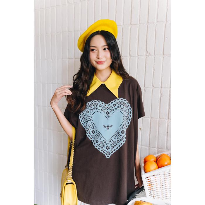 Gambar PIECE OF ME - THE OVERTEE - OVERSIZED TEE - Her Story dari The Overtee Official Shop undefined Tokopedia