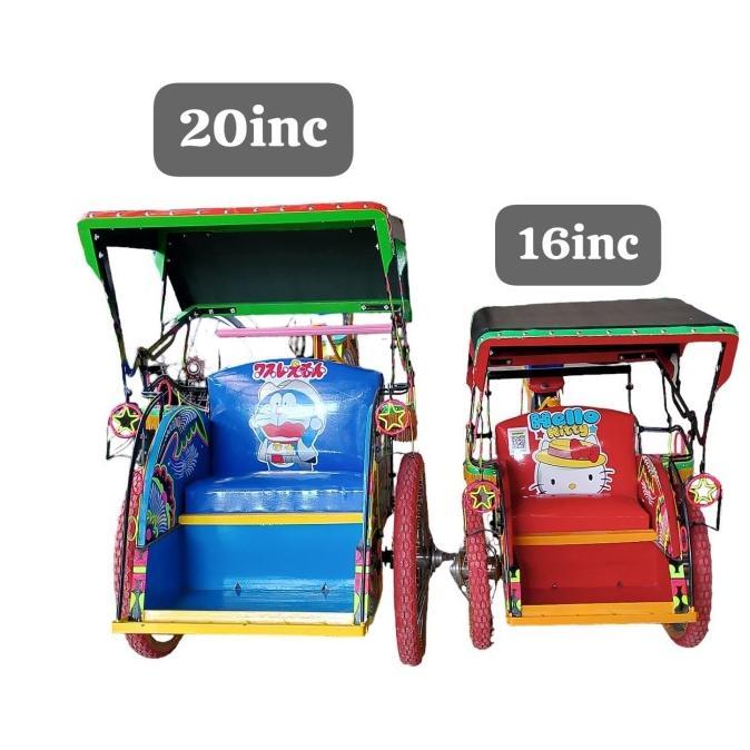 Gambar becak gowes anak ban motor bisnis penyewaan 20inc - BAN SEPEDA dari sariyem mohek tau undefined Tokopedia