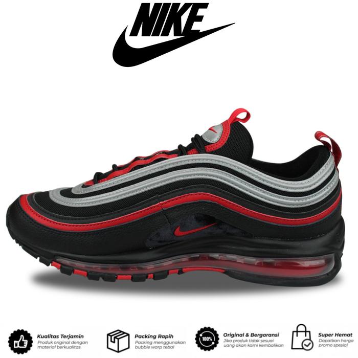Sepatu Nike Air Max 97 Reflective Bred Black Red 40 di Dostorsneakers  Tokopedia