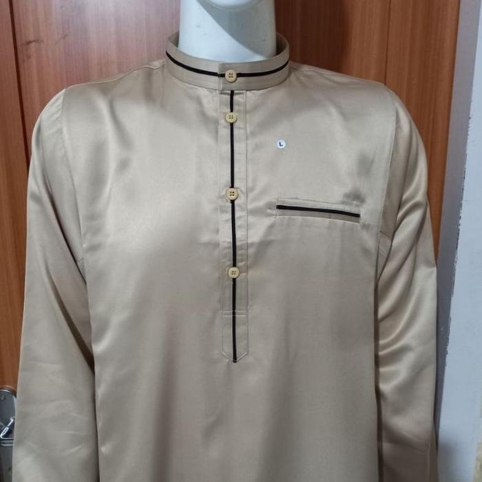 Gambar Tergacor GAMIS COWOK / JUBAH PRIA / GAMIS PRIA / JUBAH GAMIS PUTIH/ JUBAH ARAB / JUBAH LAKI-LAKI / GAMIS JUBAH PRIA / Terbaik - Coklat moka, L dari Roda-official undefined Tokopedia