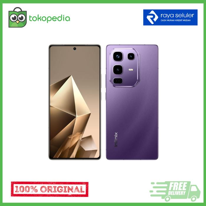Gambar Infinix Note 50 Pro 4G 8/256GB - 6.78" Inch | 50MP OIS | 5200mAh with 90w Fast Charging | XOS 15 | MediaTek Helio G100 Ultimate - PURPLE dari Raya Seluler Solo - Kawatan undefined Tokopedia