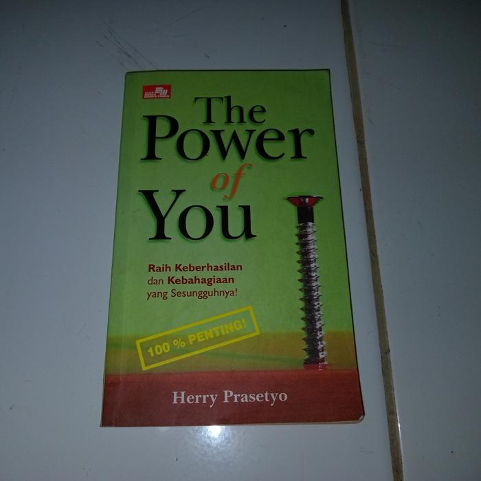 Gambar buku the power of you (harry prasetyo) dari intan book shop undefined Tokopedia