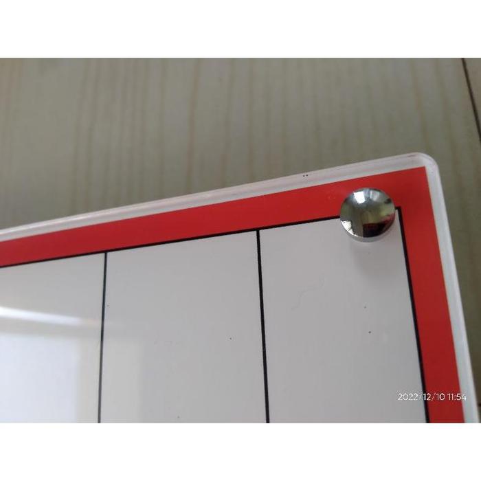 Gambar TERLARIS Jadwal Tim Bencana (CODE RED) Papan Siaga Bencana Ukuran 47×32 cm - Baut Baru, 2 mm dari IVVANKOV undefined Tokopedia