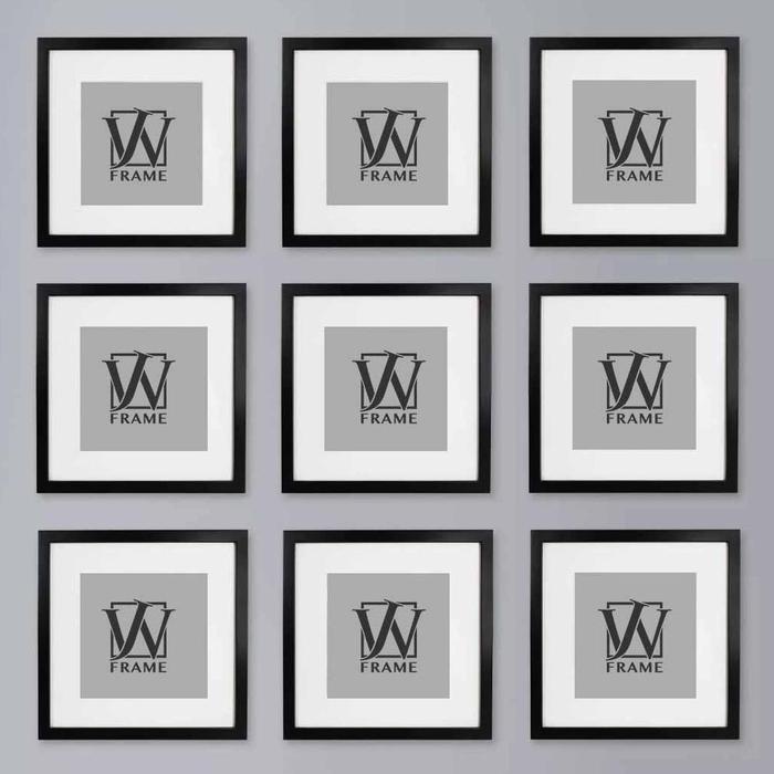 Gambar New Trend! BINGKAI DINDING SET 9 PCS WARNA HITAM DAN PUTIH Low Price - Frame Saja, Hitam dari Issikus Shop undefined Tokopedia