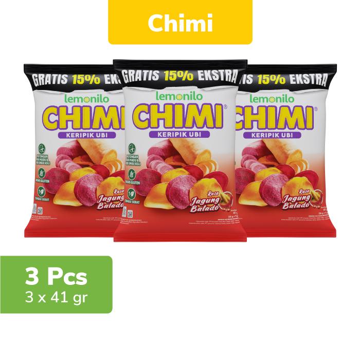 Gambar 3 Pcs Lemonilo Chimi Ubi Jagung Balado 41g dari Lemonilo undefined Tokopedia