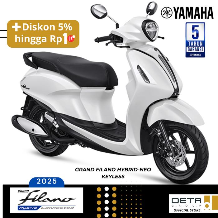 Gambar Sepeda Motor Yamaha Grand Filano Hybrid Neo Keyless - Hijau, Bekasi Depok dari Yamaha Deta Bahana Motor undefined 5 Tokopedia