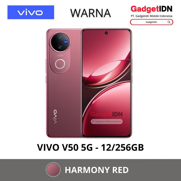 Gambar VIVO V50 5G 12/512GB ( +12GB Extended RAM ) Garansi Resmi Vivo - 12/256GB - RED, FREE 30 BONUS dari GadgetIDN undefined Tokopedia