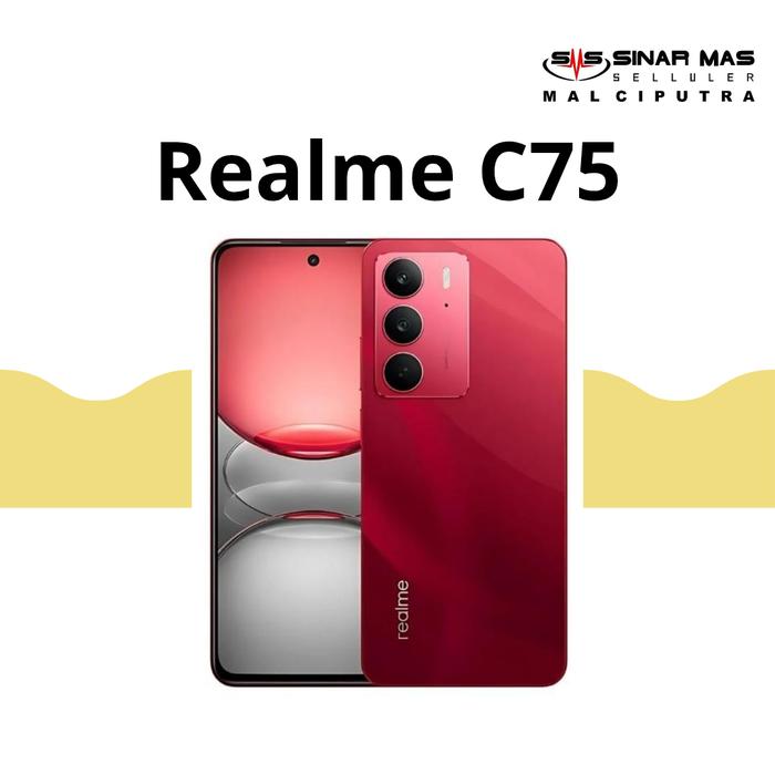Gambar Realme C75 8/128GB New Garansi - Merah dari SINAR MAS SELLULER CIPUTRA undefined Tokopedia
