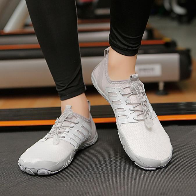 Gambar Sepatu Poundfit Yoga Zumba Pilates Wanita Bersepeda Hiking Olahraga - 594 Abu-abu, 40 dari PESONA KAKIKU undefined Tokopedia