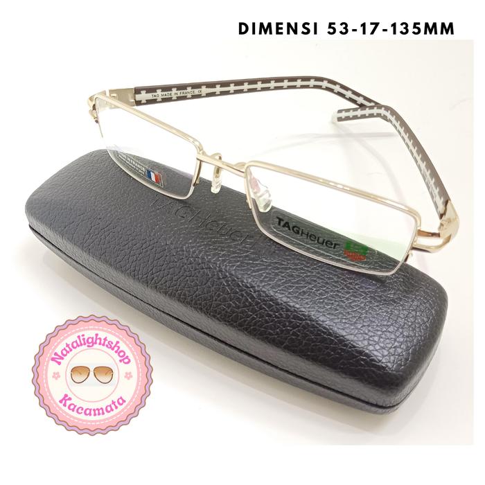 Gambar NEW Frame Kacamata Baca Pria Wanita Unisex TH 7689  Half Frame Elegan Mewah Bisa Ganti Lensa Minus Plus Silinder - 01 dari Natalightshop Kacamata undefined Tokopedia