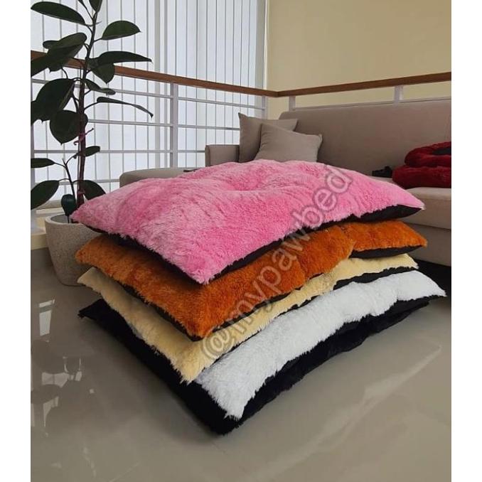 Gambar KASUR ANJING KUCING HALUS DAKRON SILICON HI-GRADE 100X75CM |INSERTONLY BERKUALITAS - Putih dari Leviea Store undefined 5 Tokopedia