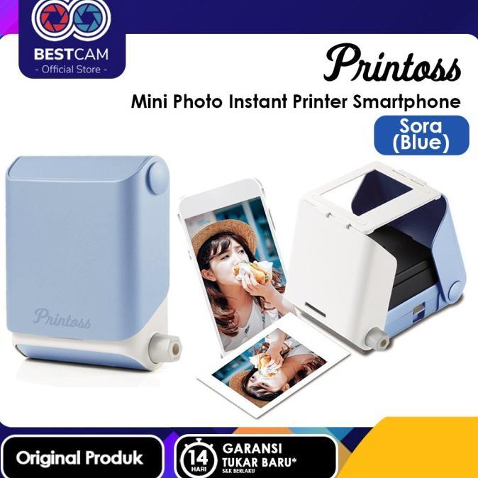 Gambar printoss mini photo instant printer smartphone - Sora (Blue), Printoss Only dari Jaikacoy undefined Tokopedia