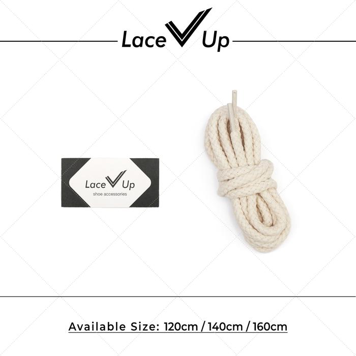 Gambar Tali Sepatu Travis Scott SB Dunk THICK Ropes Laces 1 - Original Cream, 140cm dari Laceup Shoelaces undefined Tokopedia