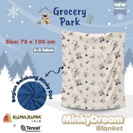 Gambar Kuma-kuma Tencel Minky Dream Blanket - Selimut Bayi - grocery park dari tukuoiki undefined Tokopedia