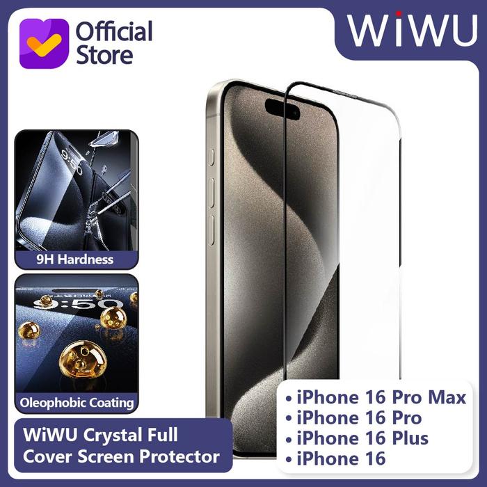 Promo Tempered Glass iPhone 16 Pro Max 16 Pro 16 Plus 15