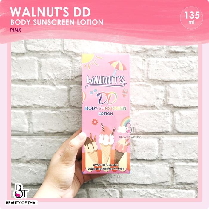 Gambar DD Walnut Body Sunscreen Lotion SPF50 PA+++ - DD Body Sunscreen Lotion - WALNUT PINK dari Beautyofthai undefined Tokopedia