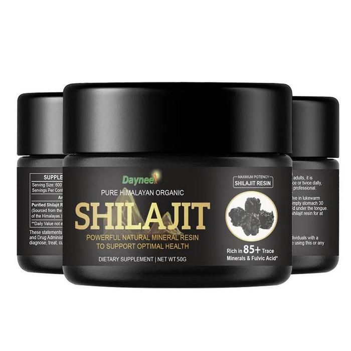 Gambar Pure Organic Shilajit Resin 50G Trace Mineral With Magnesium Salt Rich Humic Fulvic Acid Himalayan Shilajit - 3 bottles dari kuraesinhijab548 undefined Tokopedia