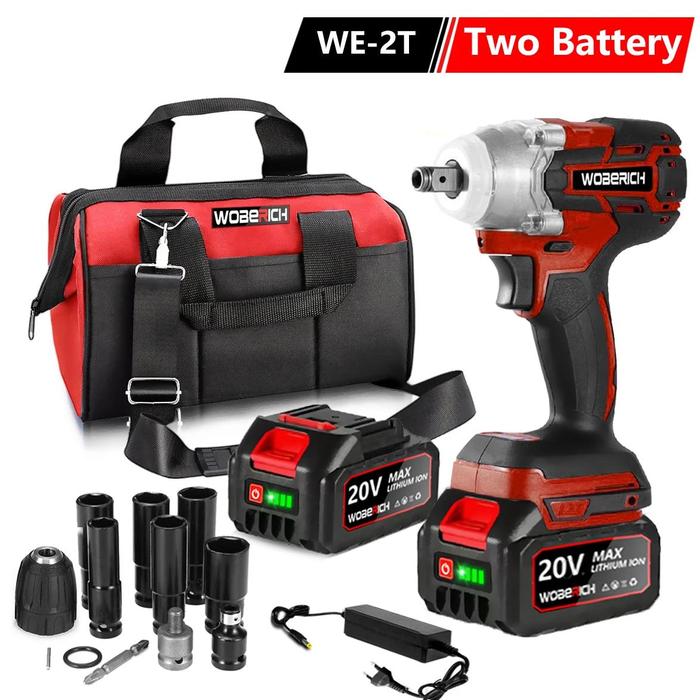 Jual DZ006 21V Impact Wrench Electric Cordless Torque Wrench