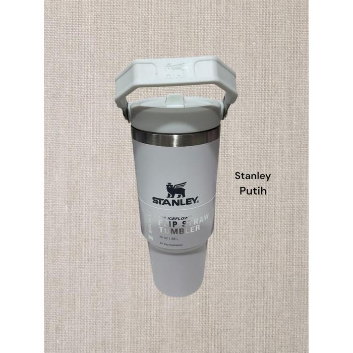 Gambar Promo / Terlaris RJ Botol STANLEY Flip Straw Frost Some Colours Tumbler Cup 887ml 30oz - Putih dari alfiansyahnoor undefined Tokopedia