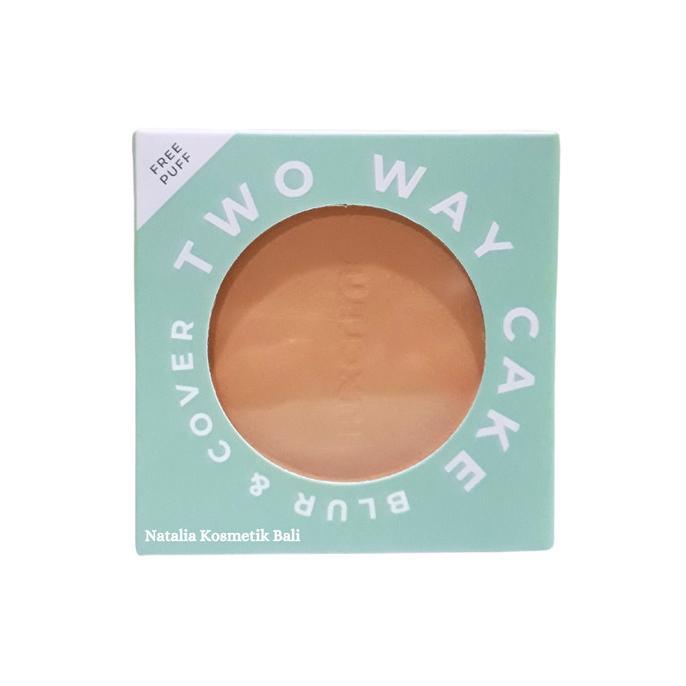 Gambar (Dijamin Original) Luxcrime Blur & Cover Two Way Cake Oil Control Refill - Free Puff - Honeycomb dari Regina beauty indo undefined Tokopedia