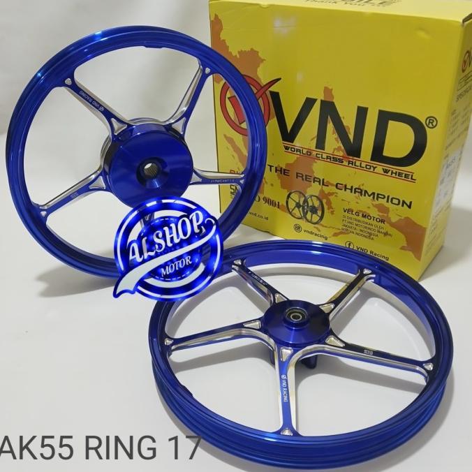 Gambar Produk Baru!! VELG RACING VND AK55 RING 17 VARIO 125 150 VARIO 110 BEAT SCOOPY GENIO - Biru, SCOOPY/ GENIO dari abdiin156 undefined Tokopedia