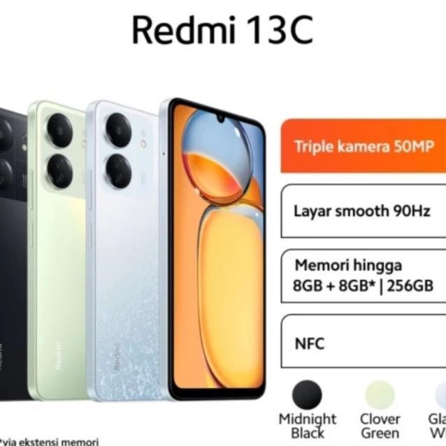 Gambar Xiaomi Redmi 13C 6/128 8/256 Gb Garansi Resmi Terlaris,Termurah,Bergaransi,Dapatkan Sekarang - Black, Promo 256 dari reni keke undefined Tokopedia