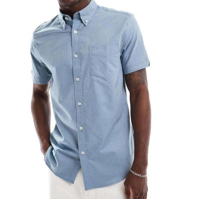 Gambar Ben Sherman Oxford Shirt Blue Shadow Original - S dari Jayasentosa Toko undefined Tokopedia