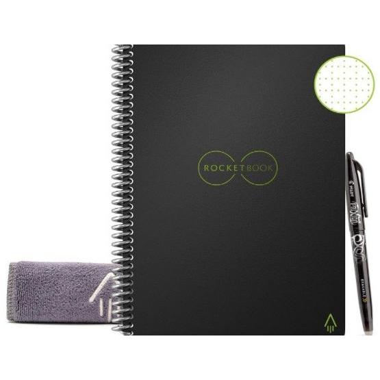 Gambar Rocketbook Core Everlast Smart Notebook Reusable - Executive 6"x8.8" - Infinity Black dari tokoawancina undefined Tokopedia