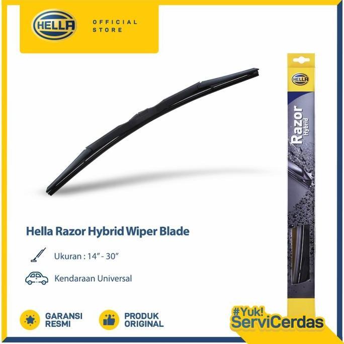 Gambar PROMO TERBATAS WIPER MOBIL HELLA BLADE RAZOR HYBRID SEMUA TIPE (UK. 14"-30") PER PCS TERMURAH - 14 dari harumaniss undefined Tokopedia