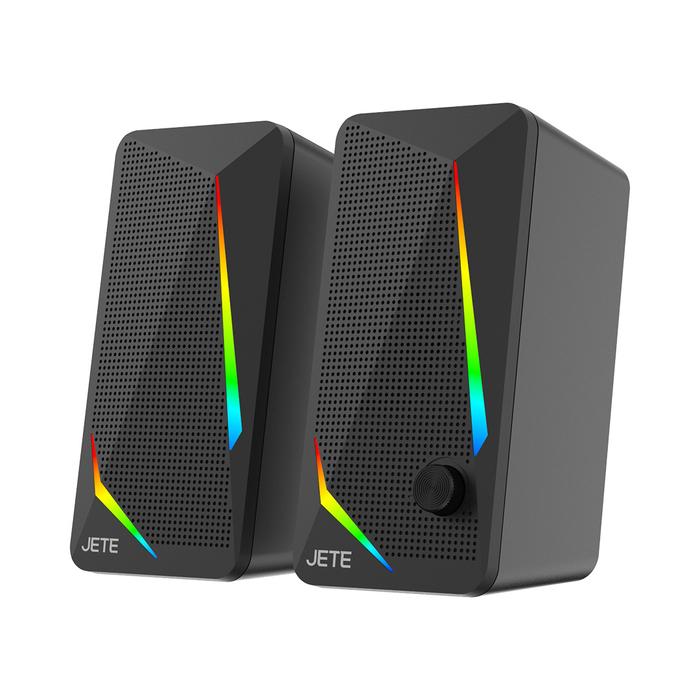 Gambar JETE SC101 Speaker PC Komputer Laptop 5Watt with LED Light - Garansi - Black dari Doran Gadget Authorized Bali undefined Tokopedia