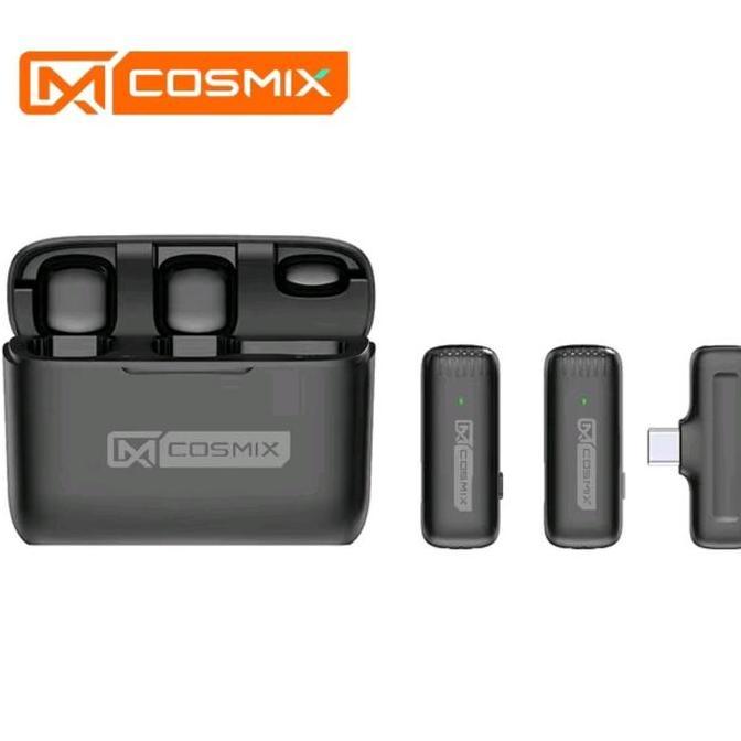 Gambar Terlaris Microphone Wireless Mikrofon Nirkabel Cosmix MX8 Lavalier Clip On HP Mikrofon Podcast - TYPE C/Android dari gomary store undefined Tokopedia