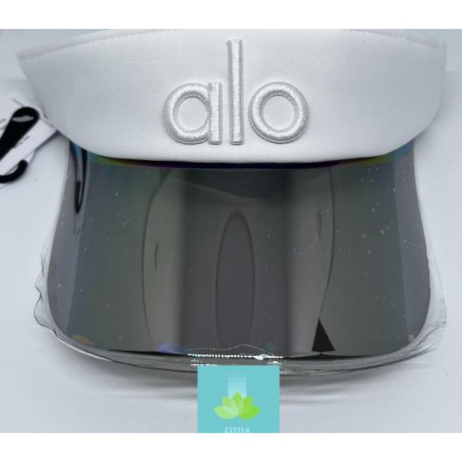 Gambar CO Alo Yoga Solar Visor Hat Alo Caps - White dari fasafasehop undefined Tokopedia
