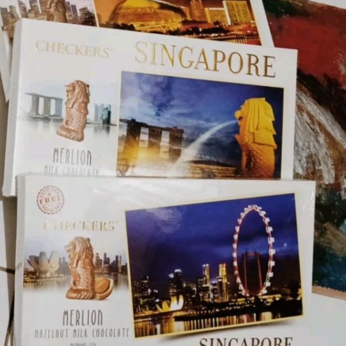 Gambar Enakk COKLAT CHECKERS 125GR MERLION SINGAPORE dari toko rasa sembilan undefined Tokopedia