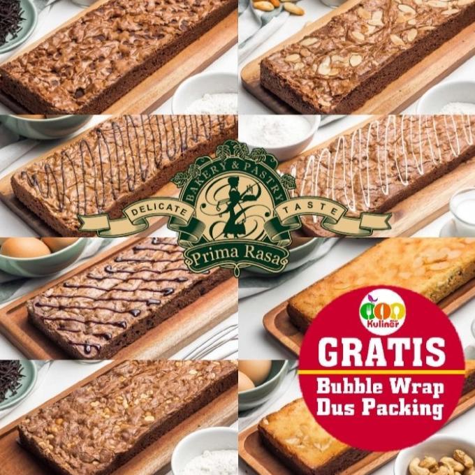 Gambar Baru Prima Rasa - Brownies Panggang (PACKING AMAN) - Primarasa Bandung - Almond dari emaa1380 undefined Tokopedia