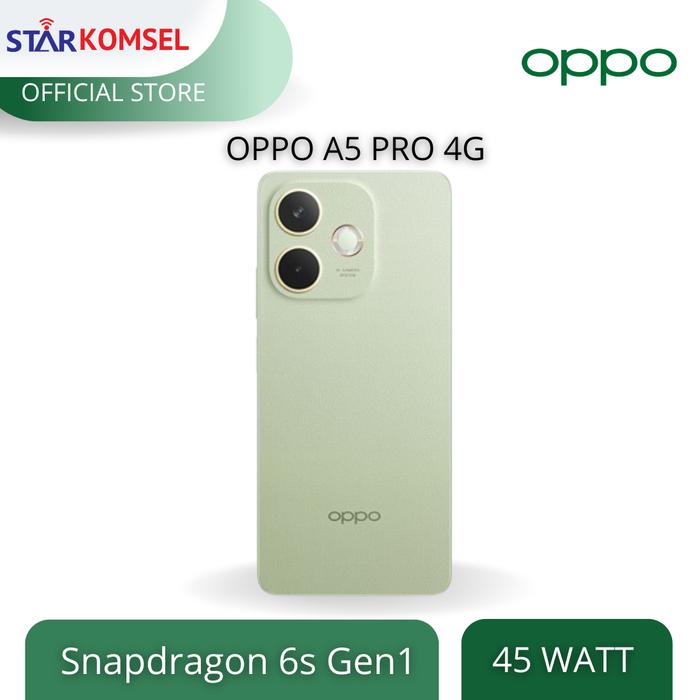 Gambar HP OPPO A5 PRO 4G 8/128 | 8/256 GARANSI RESMI OPPO EXTENDED RAM 16GB - Hijau, 128 gb dari Star Komsel Store undefined Tokopedia