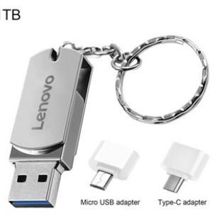 Gambar Flashdisk Lenovo Metal 512GB /1TB/2TB/Flash Disk Lenovo /USB Drive - 1TB dari Forza Vita undefined Tokopedia