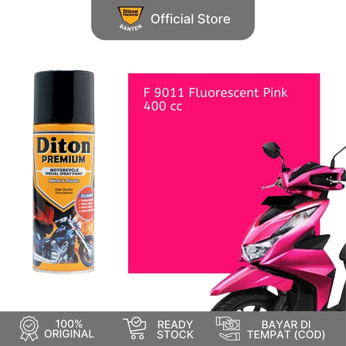 Gambar Diton Banten - Cat Semprot Diton Premium Fluorescent Colors - F 9011 dari Diton Banten undefined Tokopedia