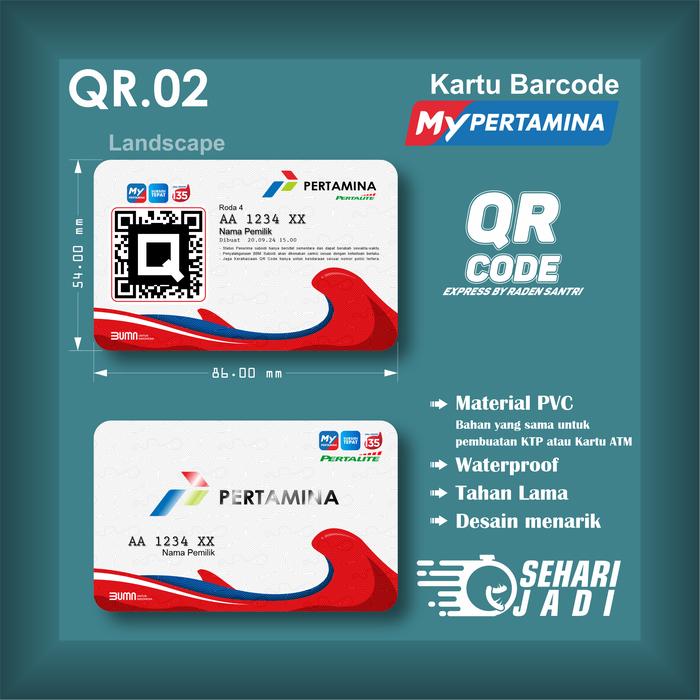 Jual Express Buka Blokir & Cetak Kartu Barcode Pertamina - Desain 10 ...