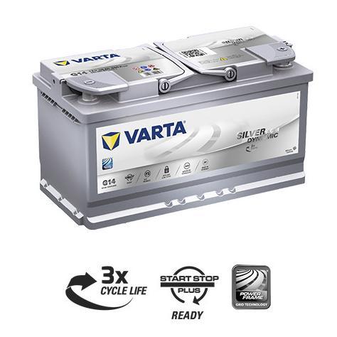 Gambar NEW Varta G14 Silver Dynamic Agm L5 595901 Cca 900 12v 95ah Aki Original - Kargo dari mama fa undefined Tokopedia