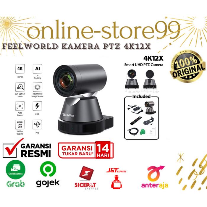 Feelworld 4k12x 4k Uhd Ptz Webcam Usb Hdmi Streaming Camera Portable With  12x Optical Zoom Original