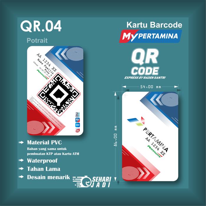 Jual Express Buka Blokir & Cetak Kartu Barcode Pertamina - Desain 10 ...