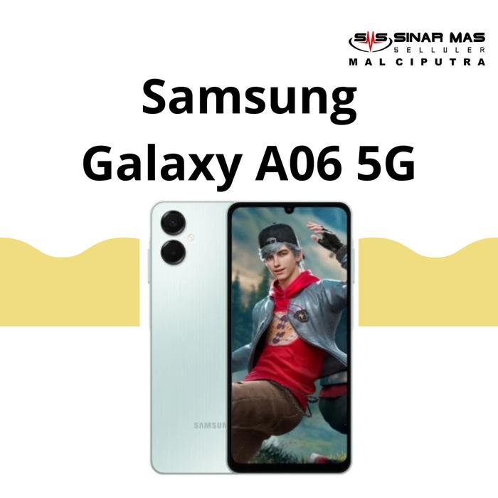 Gambar Samsung Galaxy A06 5G 6/128GB New Garansi - Light Green dari SINAR MAS SELLULER CIPUTRA undefined Tokopedia