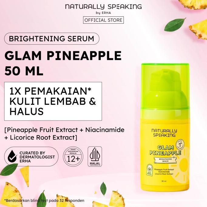 Gambar Naturally Speaking Glam Pineapple Brightening Serum #Gratisongkir - 9ml dari NACA16 undefined Tokopedia
