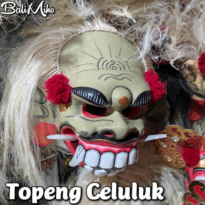 Gambar TOPENG CEULUK/CELULUK/TOPENG LEAK BALI/TOPENG MONSTER/TOPENG KAYU dari ayumarket idn undefined Tokopedia