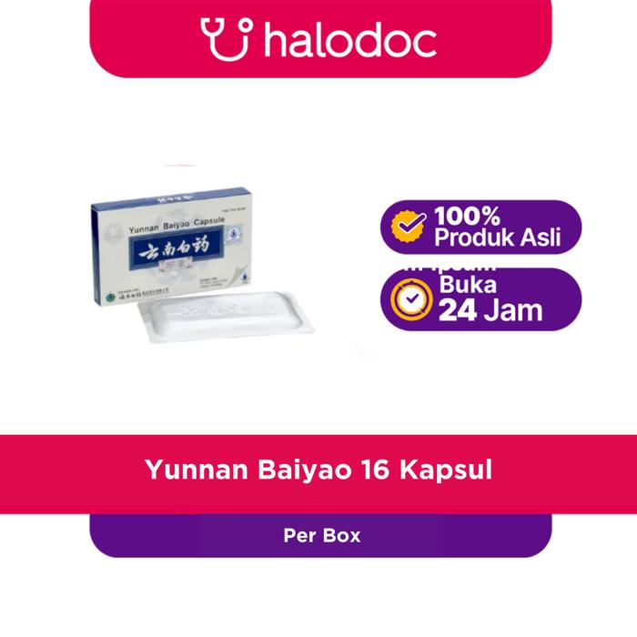 Gambar Yunnan Baiyao 16 Kapsul - Membantu Penyembuhan Luka dari Halodoc Official Store undefined Tokopedia