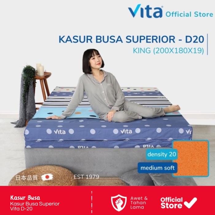 Gambar JEMPOL FURNITURE || Vita Foam Kasur Busa Type Deluxe - Japan Quality / Busa vita foam Density D-20 - VITA-100 dari JEMPOL FURNITURE_NEW undefined Tokopedia