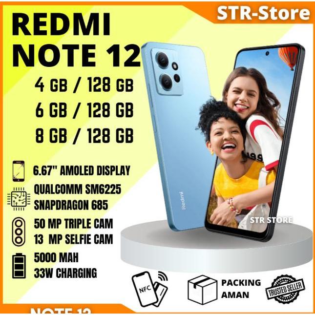 Gambar New Xiaomi Redmi Note 12 5G NFC 4/128 6/128 8/128 GB PRO lite 12t 13 SALE!!!! - GREY 8/128 dari LUIN MART undefined Tokopedia