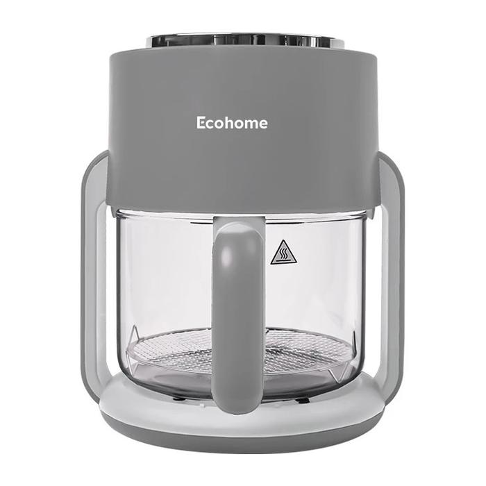 Gambar ECOHOME Air Fryer & Dehydrator 8 in 1 Function EAF-777 4.5L Capacity with Panoramic Glass 360° View GARANSI RESMI ECOHOME - EAF 777 - GREY dari Hscanderson undefined Tokopedia