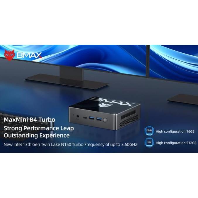 Jual ni PC BMAX B4 TURBO Intel TwinLake N150 Gen13 16/512GB SSD HD