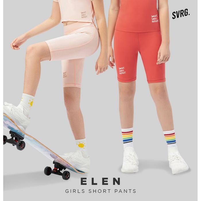 Gambar SVRG Zoe Yoga Pants for Girls - Legging Compression - Celana Olahraga Anak | Anak Perempuan | Girls - Elen Pants, Pink 120 dari SVRG Store Kota Tangerang Tokopedia